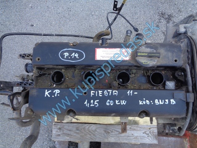 motor na ford fiestu mk7 1,25, SJNB